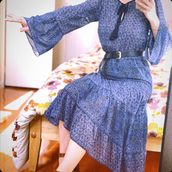 Michael Kors Bell-Sleeve Dress - Picture 2 of 7